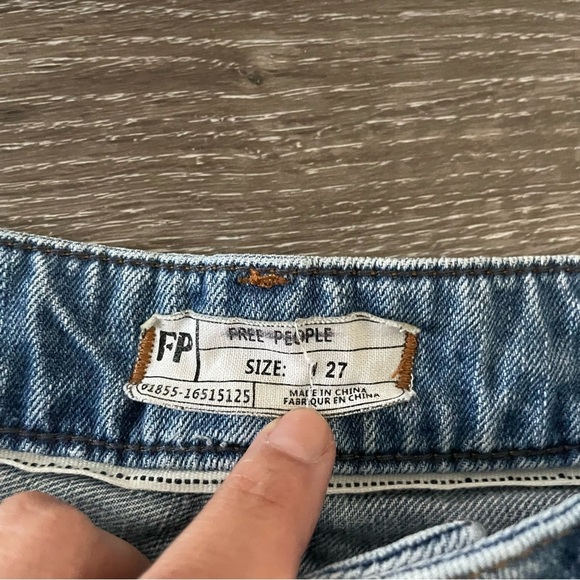 Free People Blue Flare & Wide Leg Jeans - Picture 8 of 10